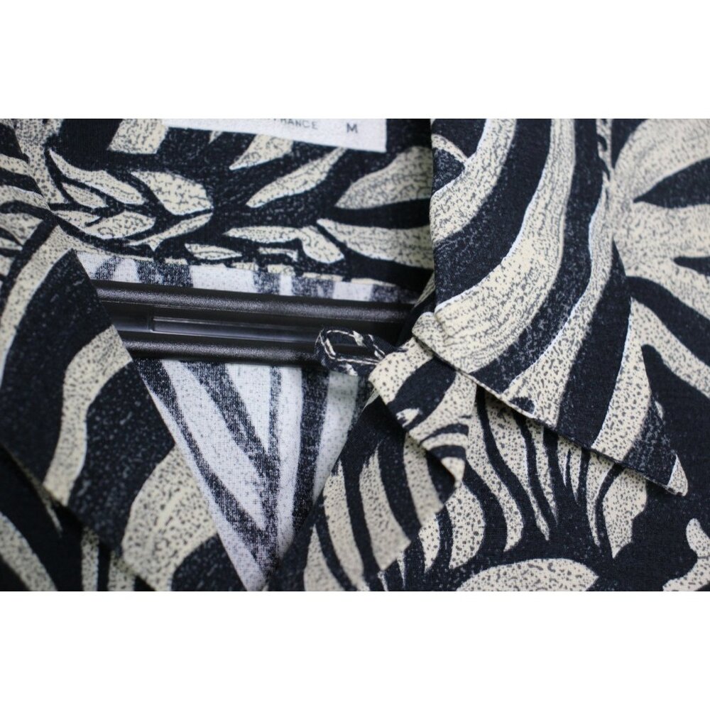 Equipment Mens Medium Rayon Flowy Loop Collar Button Up Shirt NEW RARE N1341 - Picture 3 of 7